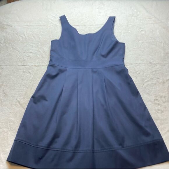 Theory Dark Blue Angeline Sleeveless Jumper Dress Size 8 - Picture 2 of 11